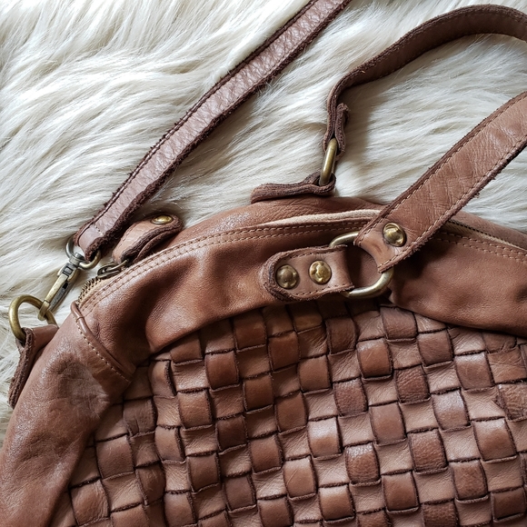 Civico 93 | Mohican Dome Woven Panel Satchel - Picture 2 of 10